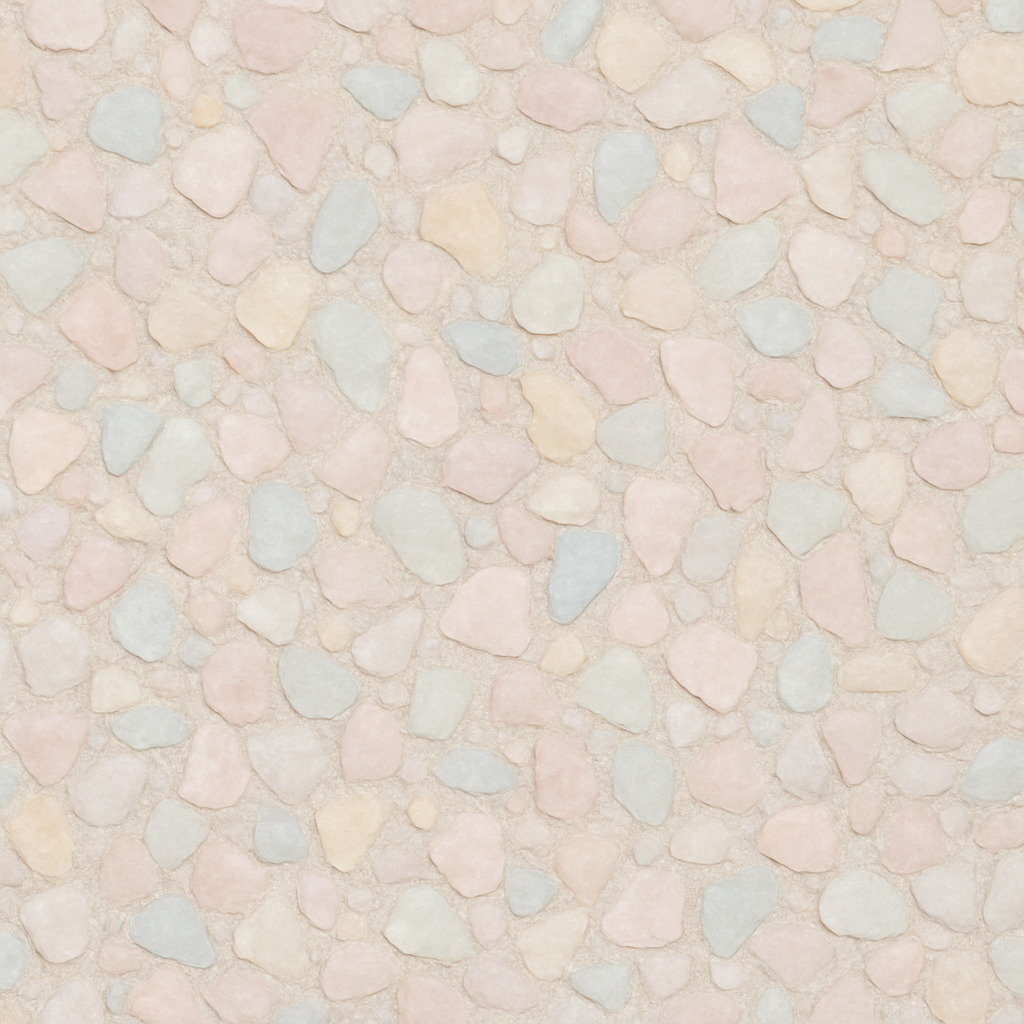 Quartz Bits Mosaic With Pastel Palette And Matte Finish PBR Texture ...