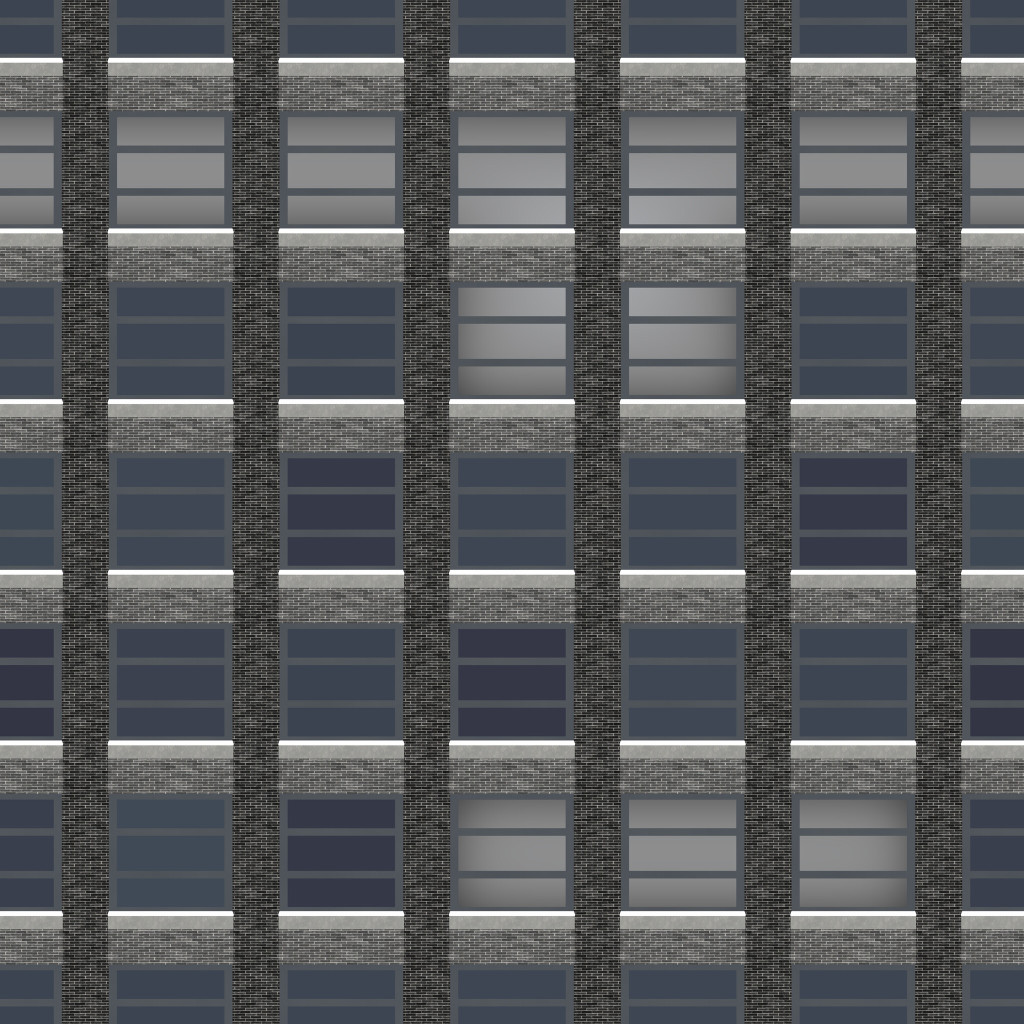 Facade Building Urban Modern Tileable Architectural Gray PBR Texture ...