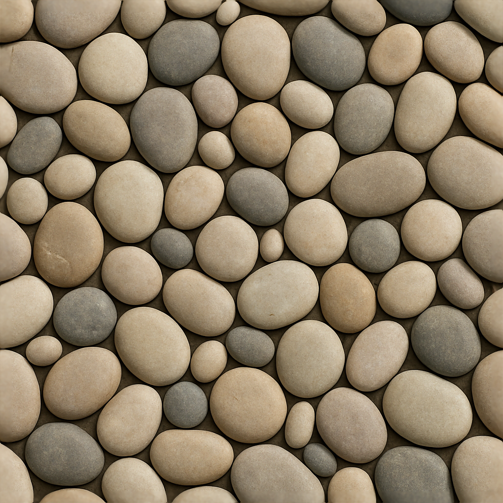 Powder Stone Texture Pebble River Rock Natural Stone Smooth Ston… PBR Texture | AITextured