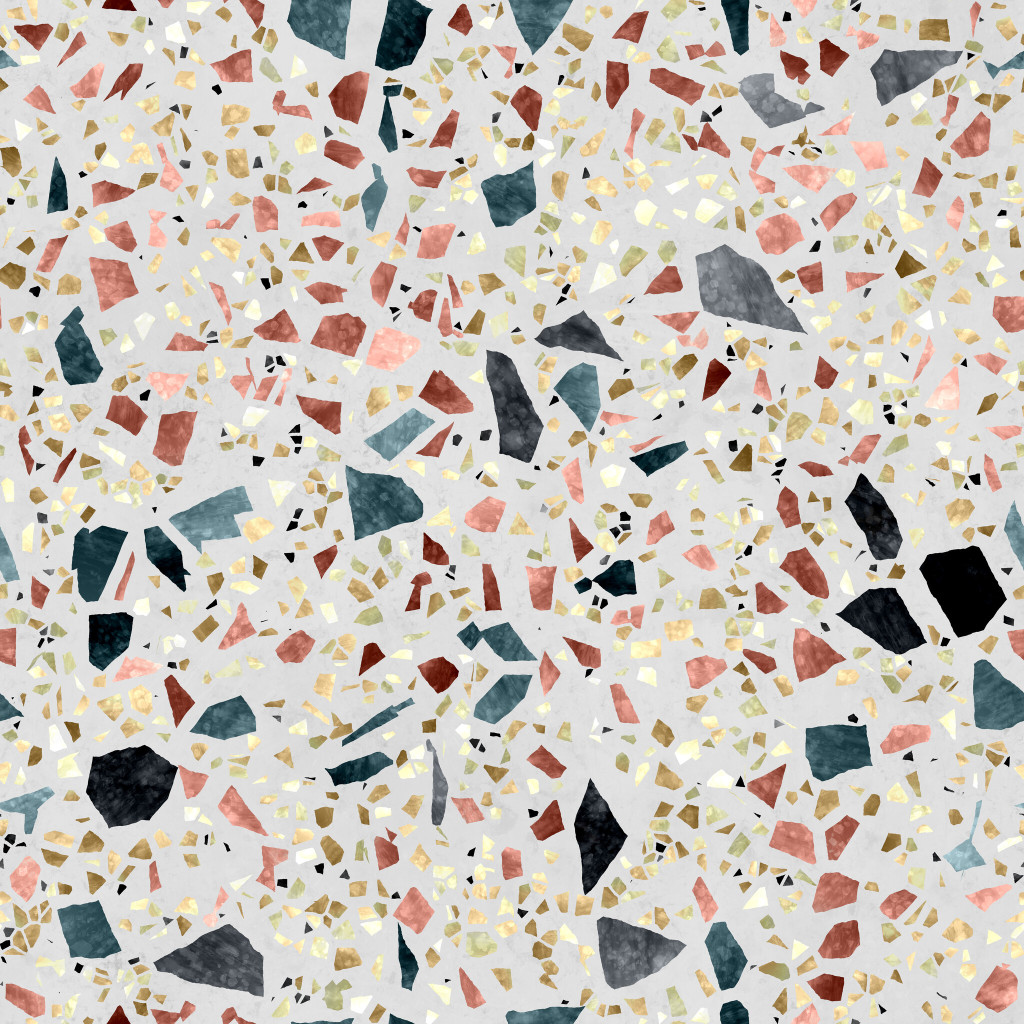 Terrazzo Tileable Color Modern Design Pattern Decorative PBR Texture ...