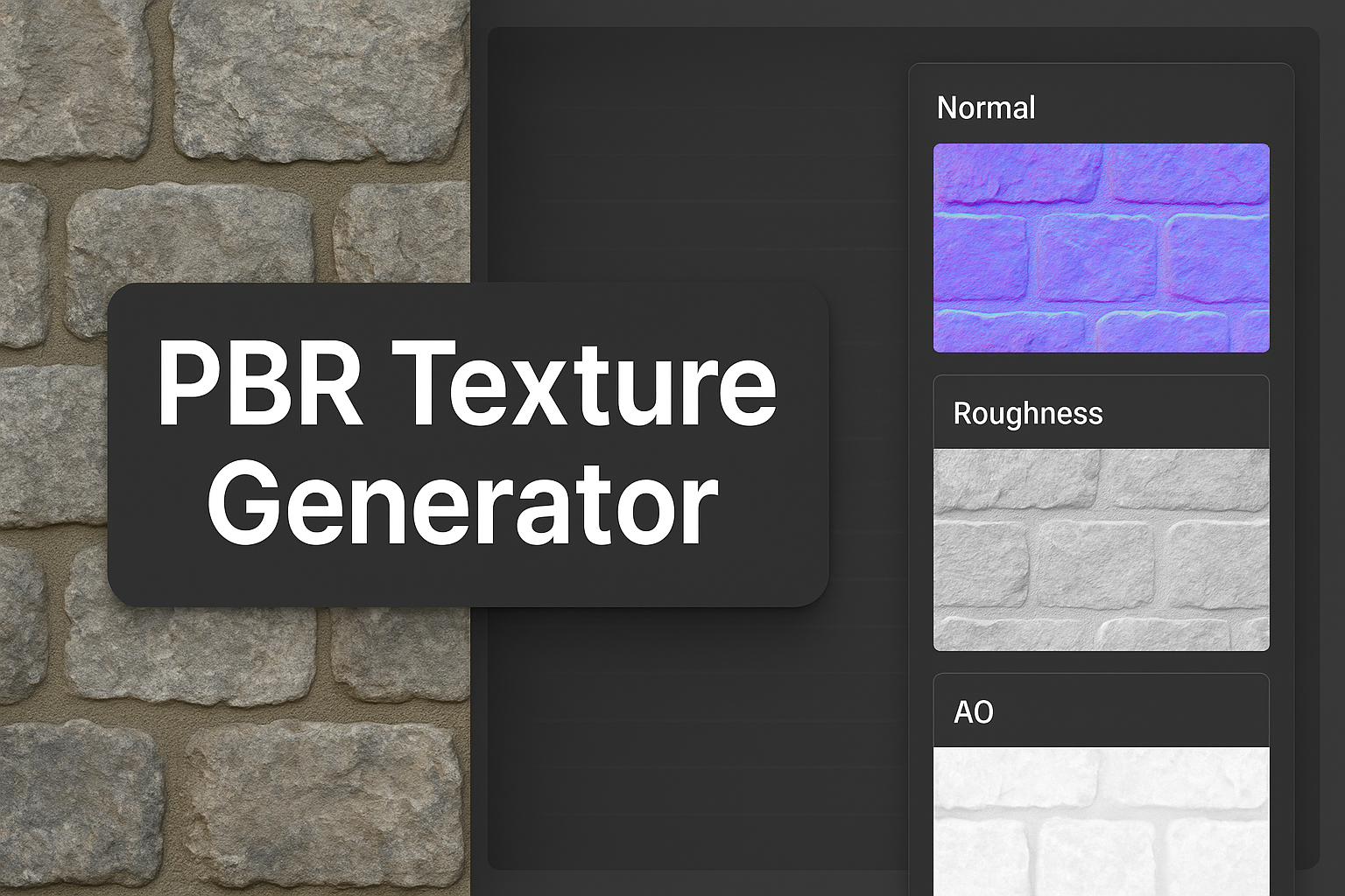Online PBR Texture Generator – Create Seamless Materials from Any Image