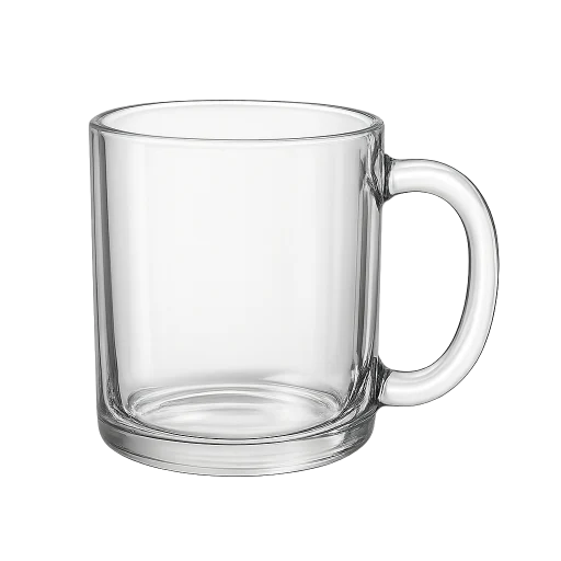Preview — clear glass coffee mug