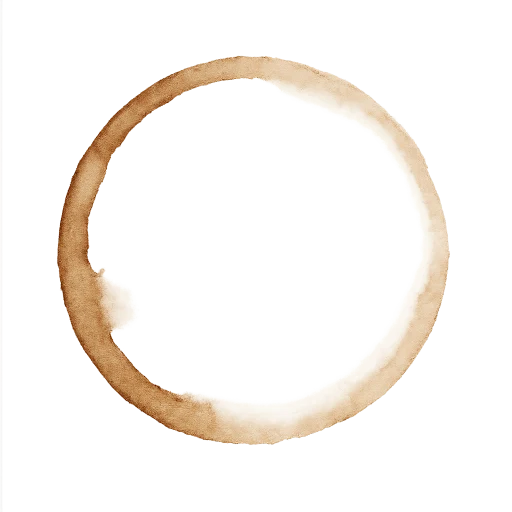Preview — Subtle Coffee Stain Ring Decal
