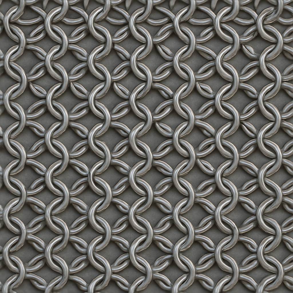 Seem Less Chain Texture Seamless Chainmail PBR Textures for 3D Artists