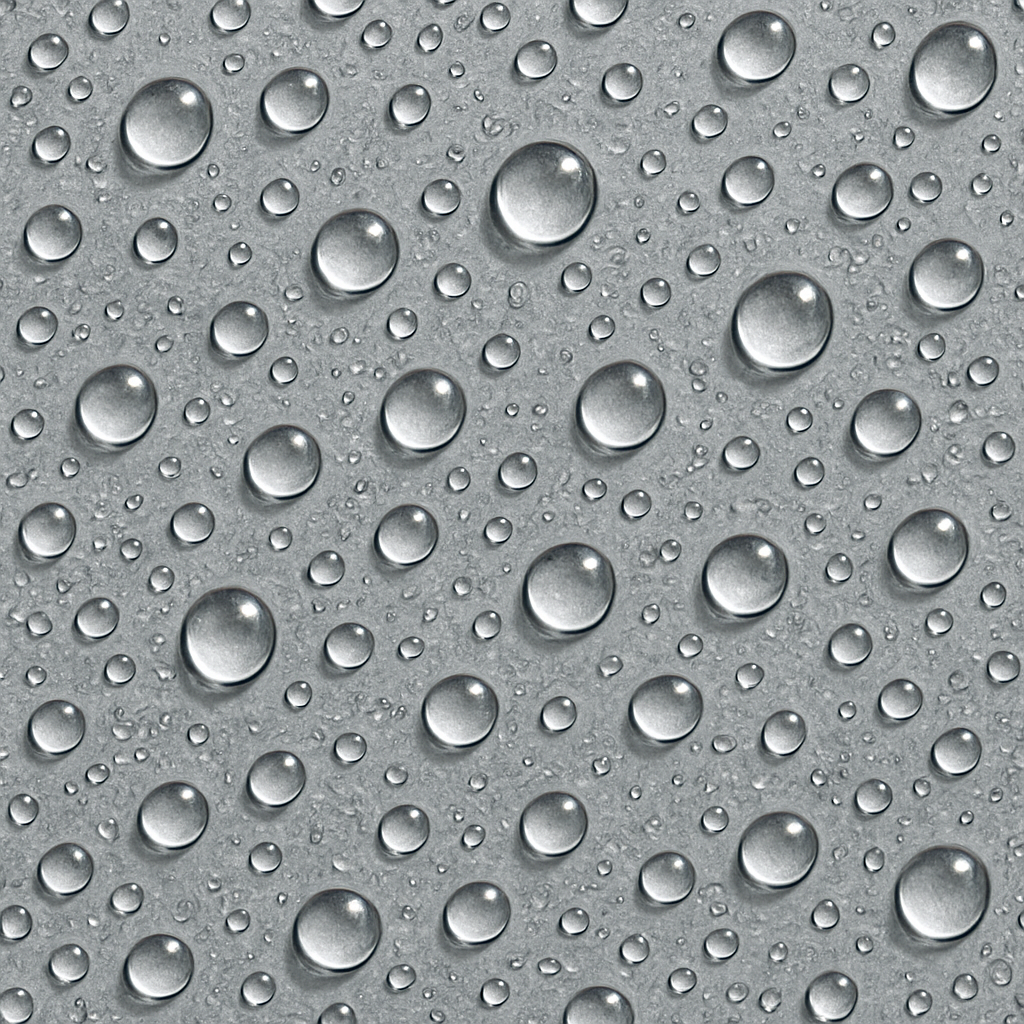 Droplet Refraction On Glass Surface PBR Texture | AITextured