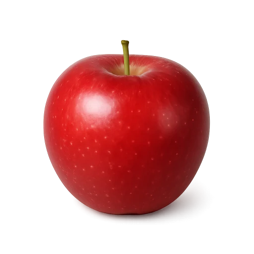 Preview — Realistic Red Apple Cutout