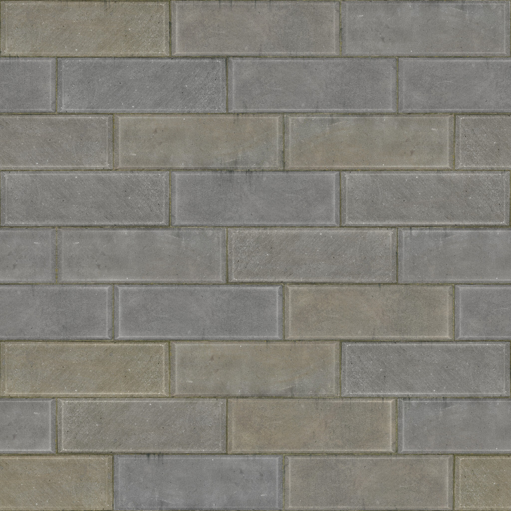 Bricks Tileable Concrete Urban Gray Weathered Hard PBR Texture ...