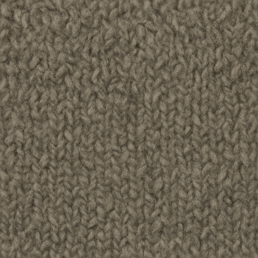 Coarse Wool Dense Wool Matte Finish PBR Texture – Seamless Wool Material