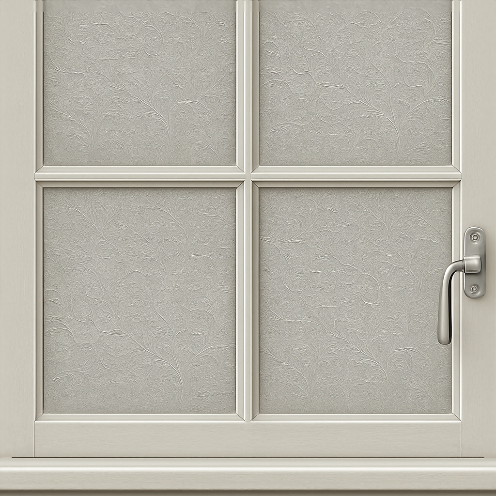 Window Mold Texture Of Textured Glass Window With Etched Glass Pattern And Window… PBR ...