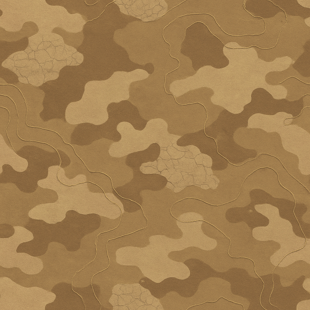 Desert Camo Fabric With Dry Mud And Camoufl… PBR Texture | AITextured