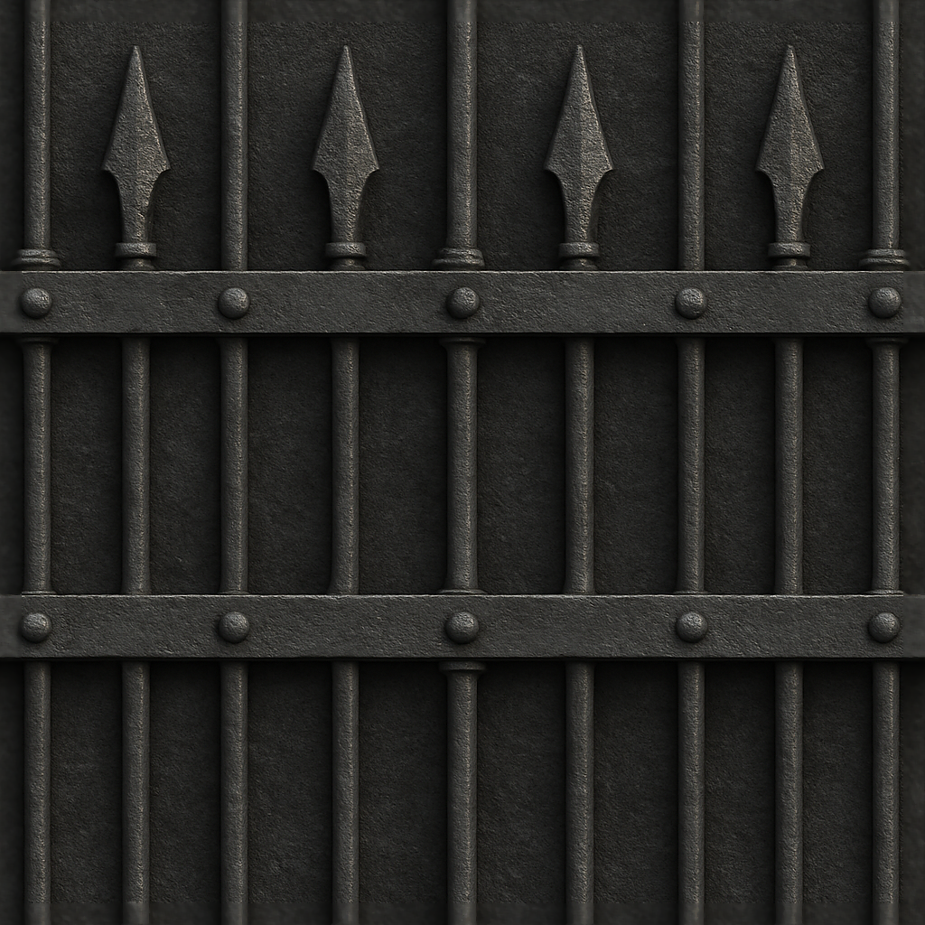 Seamless PBR Fence Textures for 3D Models