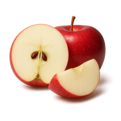 Preview — Sliced Red Apple