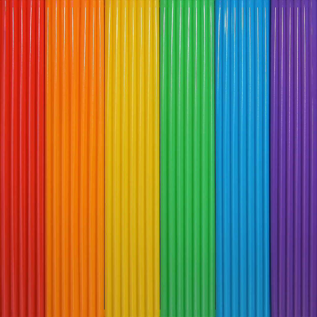 Mini Rib Cladding Seamless Texture Micro Ribs Blow Molded Plastic Glossy Seamless 3D Texture