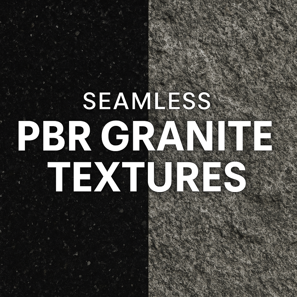 Seamless PBR Granite Textures – Realistic Stone Surfaces for 3D Rendering
