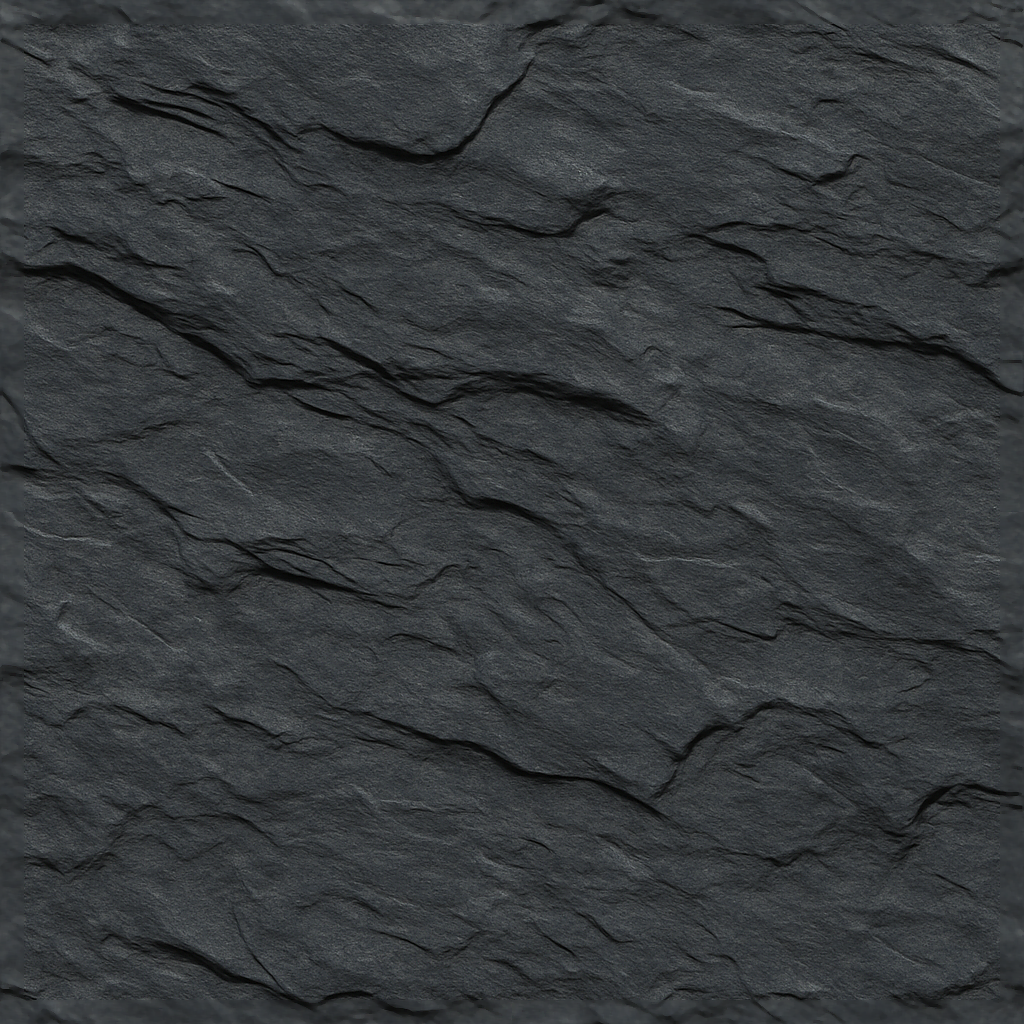 Slate Dark Layered Rock Surface For Rugged Designs seamless PBR texture preview