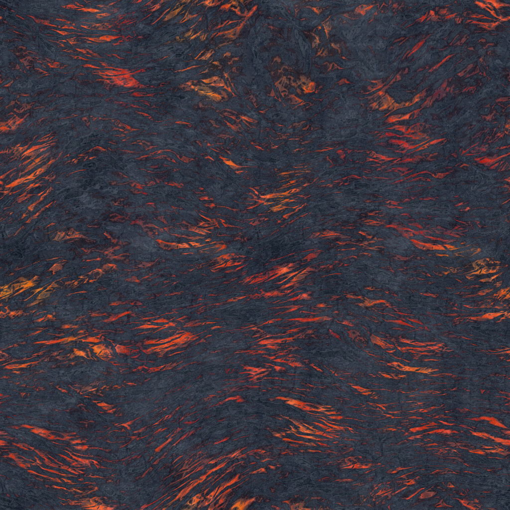 Lava Dark Fiery Tileable Coarse Realistic Natural PBR Texture ...