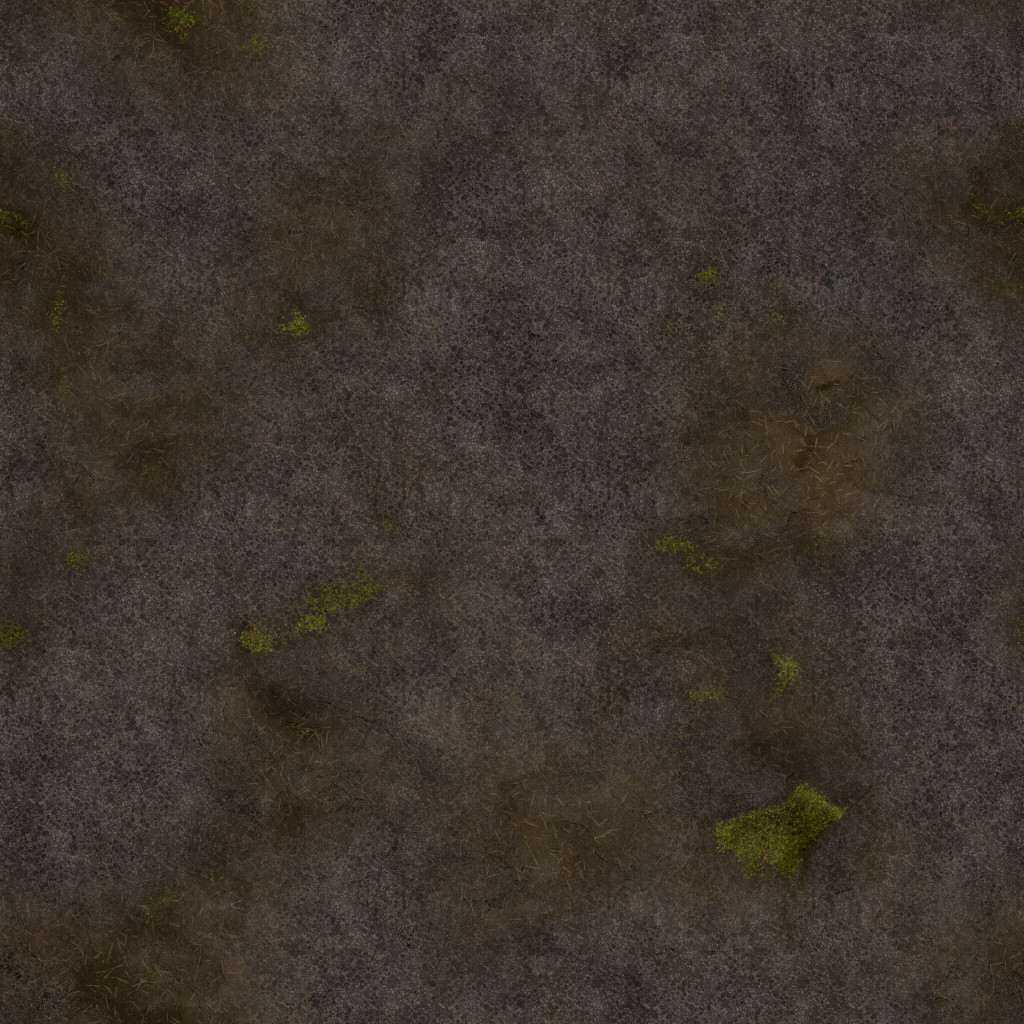 Ground Earth Soil Natural Rough Organic Dirt Grassy Brown PBR Texture ...