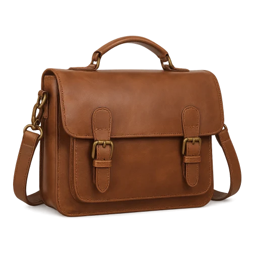 Preview — Vintage Brown Leather Satchel