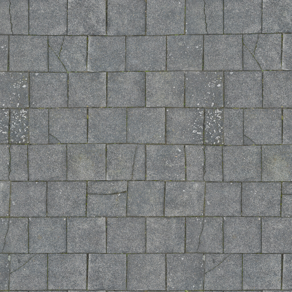 Paving Stone Tileable Gray Rough Weathered Outdoor Urban PBR Texture ...