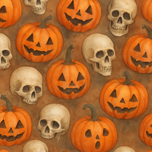 Mastering Watercolor Halloween Seamless PBR Textures for 3D Art