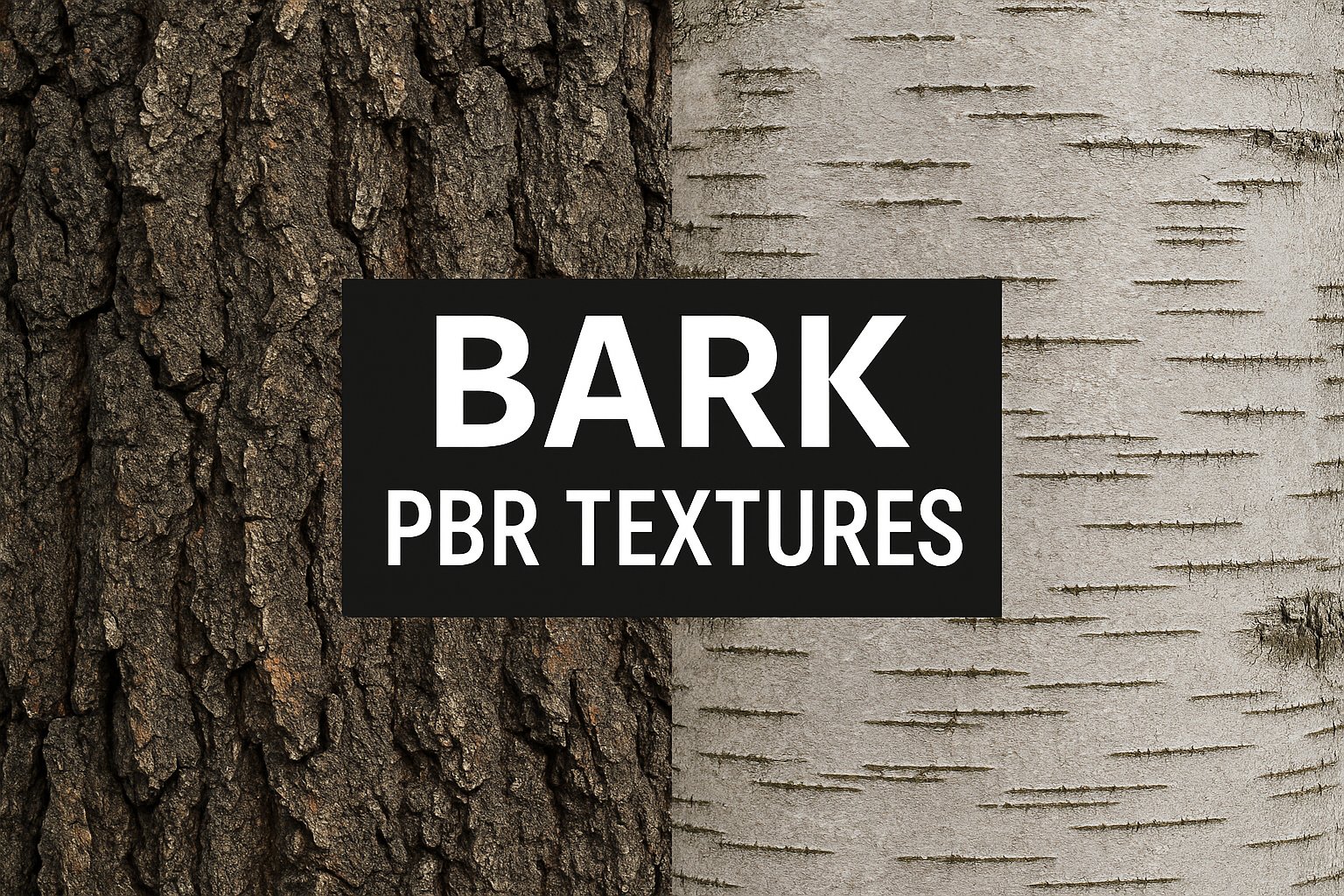Bark Seamless PBR Textures – Free Download for 3D Projects