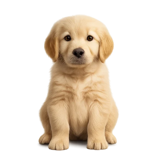Preview — golden retriever puppy cutout