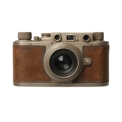 Preview — Handheld Vintage Leather Camera
