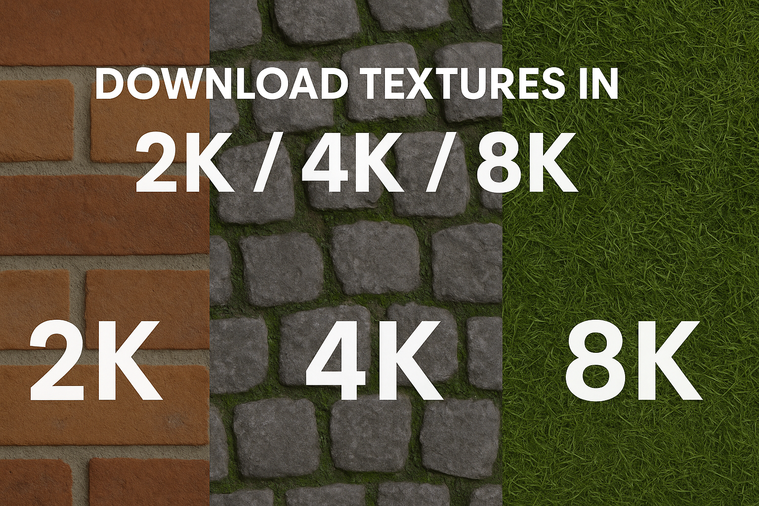 New Feature on AITEXTURED – Download Seamless PBR Textures in 2K, 4K, and 8K Quality