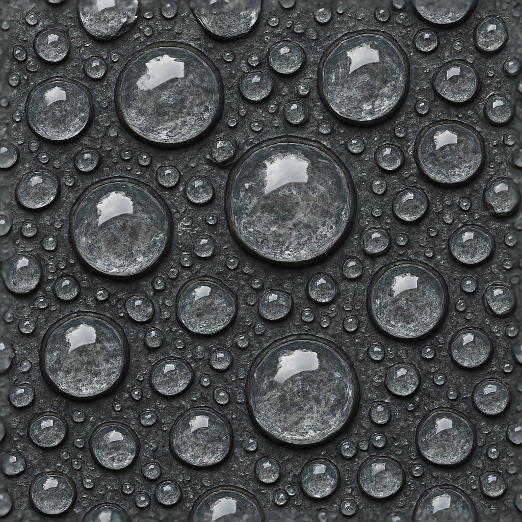 Seamless PBR Drops Textures for 3D Artists