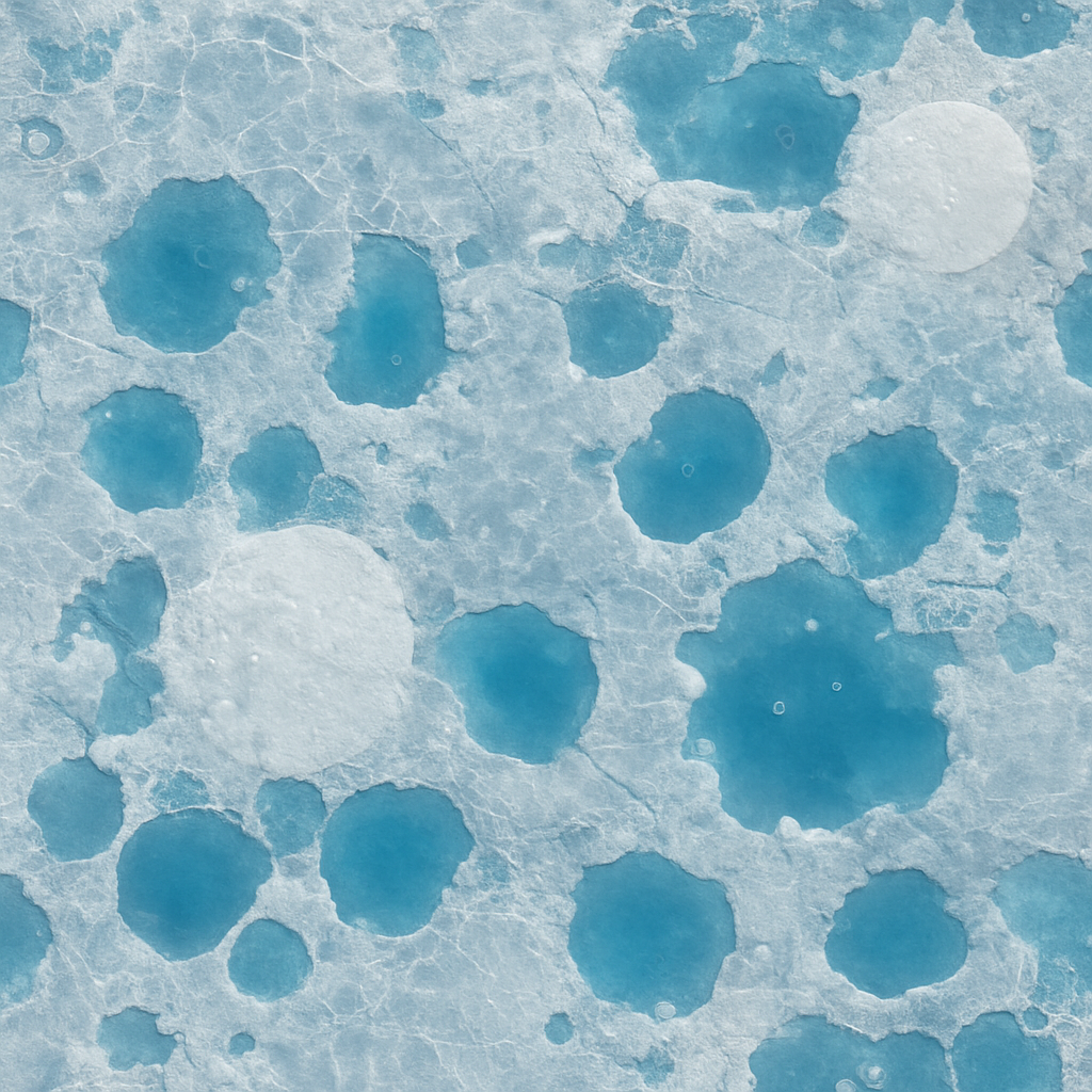 Icy Crust With Crystalline Ice And Frozen Methane Layers PBR Texture ...