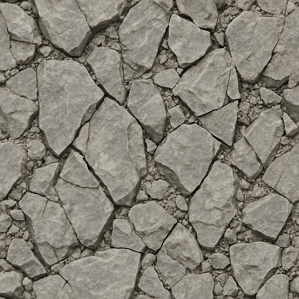 Cracked Flint Stone Surface With Sharp Jagged Edges PBR Texture ...