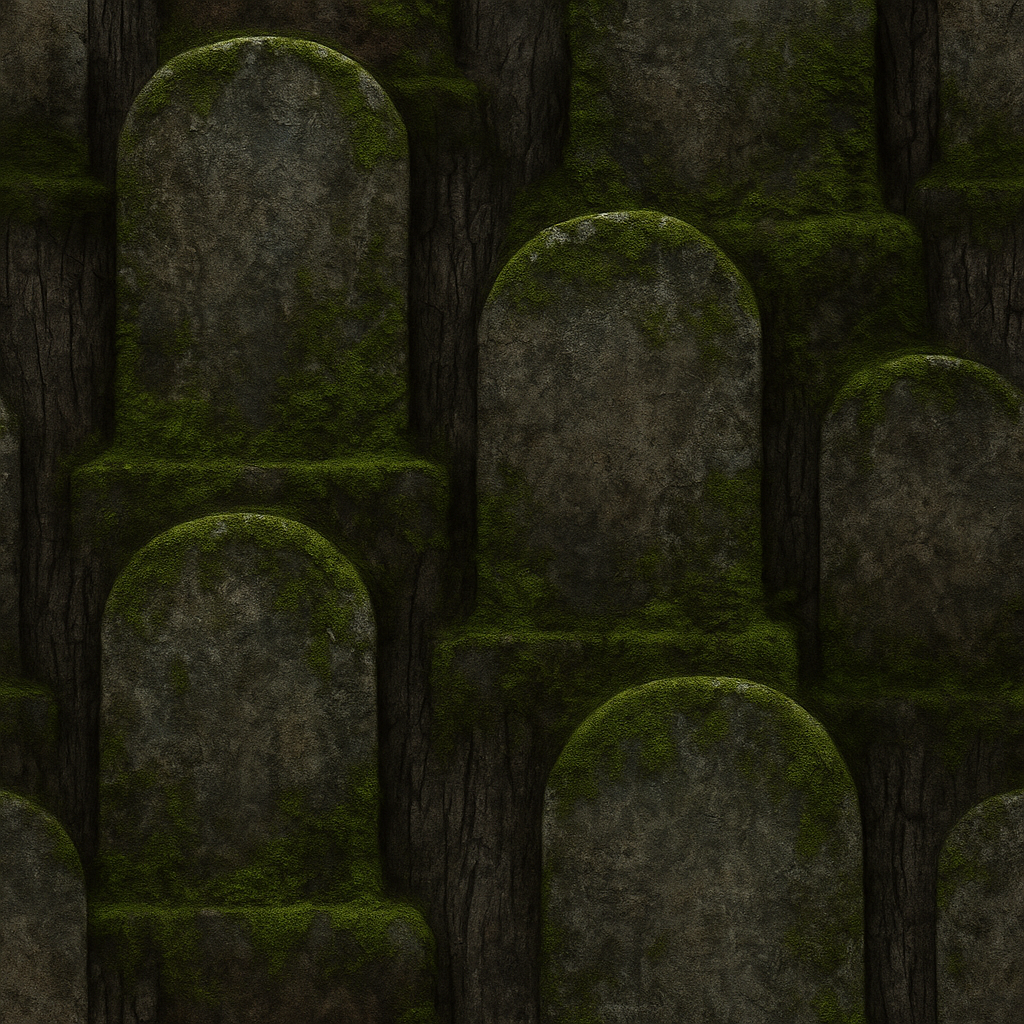 Tomestone Texture Weathered Tombstone Mossy Stone For Graveyard Scenes PBR Texture ...