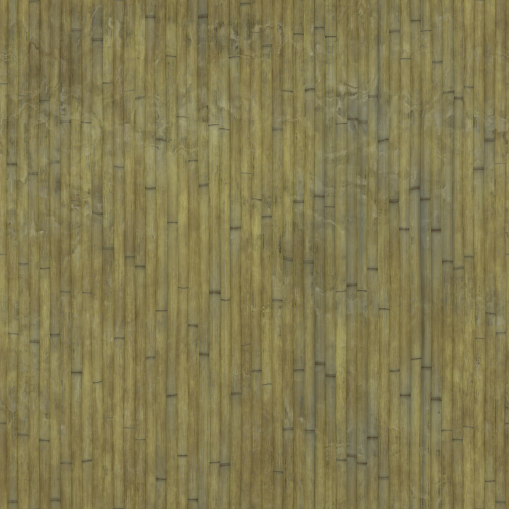 Bamboo Green Natural Tileable Wood Organic Pattern PBR Texture ...