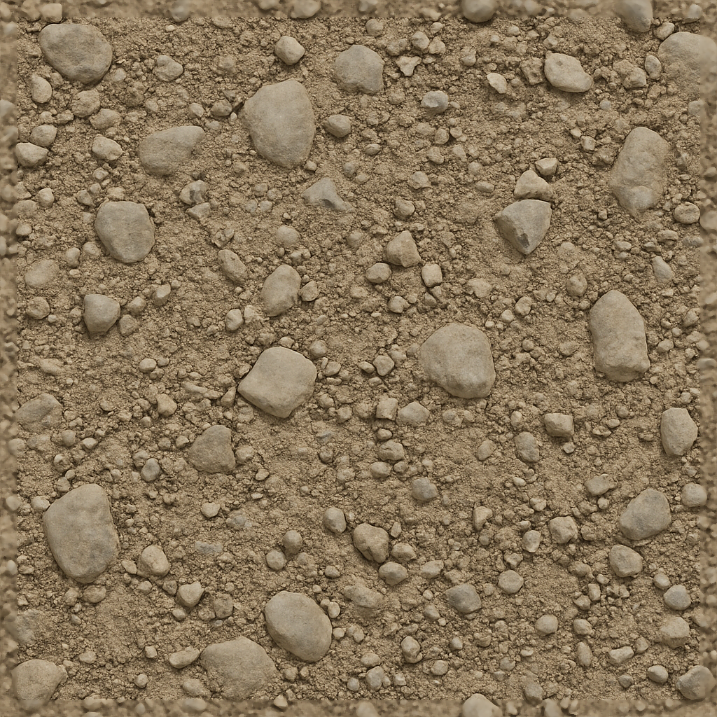 Stony Soil Ground Surface With Soil Pellets And Small Stones PBR ...