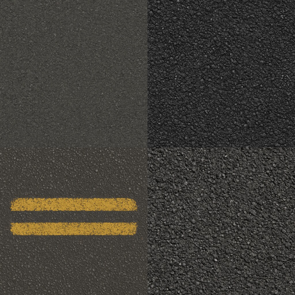 Asphalt Textures – Seamless AI Road Surfaces