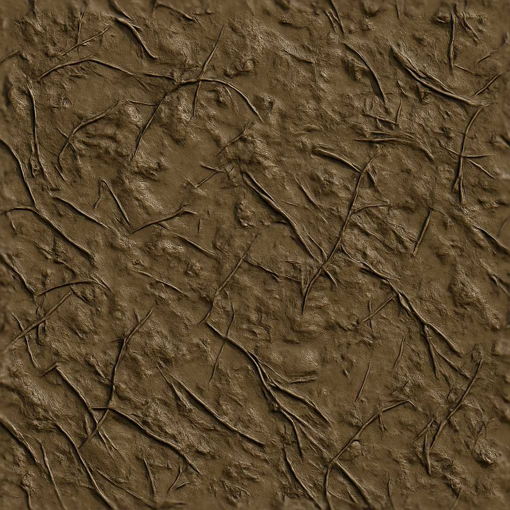 Of Muddy Swamp Mud With Mud With Roots And Twigs PBR Texture – Seamless ...