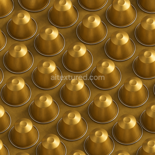 AI-Generated Seamless PBR Texture — une capsule de cafe