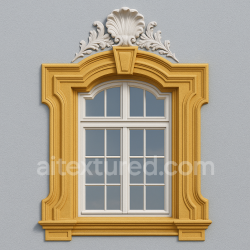 Generated seamless A hyper-detailed, tileable architectural texture for Blender. Baroque-period window section with smooth, fine-grain lime plaster in very light bluish-gray (#D6DFEA), matte mineral surface with subtle brushing and irregular micro-texture, suitable for disp texture 1024x1024 PBR