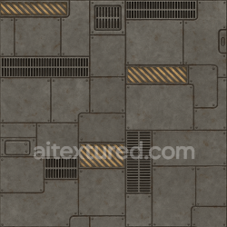 Generated seamless texture procédurale factory avec un petit peut de trace de rouilles texture 1024x1024 PBR