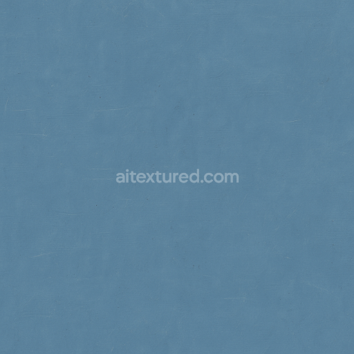 AI-Generated Seamless PBR Texture — Seamless texture of painted blue metal wall smooth but slightly weathered surface,…