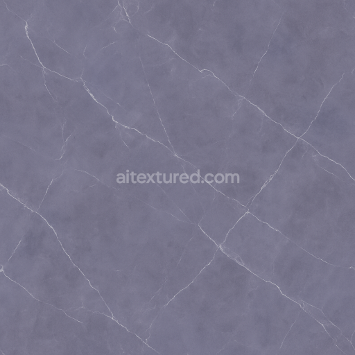AI-Generated Seamless PBR Texture — Seamless texture of marble stone in #90A2B9 tone (dark violet-gray with cold undert…