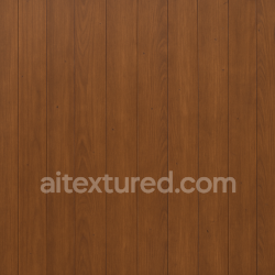 seamless AI-Generated Seamless PBR Texture — warm brown wood panel wall, subtle vertical wood grain, slightly glossy laminate fi… texture 8k free download PBR