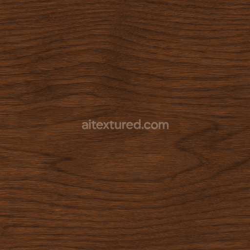 AI-Generated Seamless PBR Texture — Seamless tileable American dark walnut wood texture. Small-scale grain pattern with…