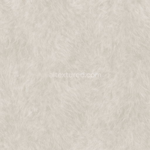 AI-Generated Seamless PBR Texture — white mohair velvet