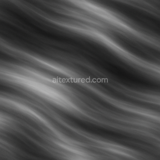 AI-Generated Seamless PBR Texture — flow noise texture, smooth streaks of light and dark bands, abstract, black and whi…