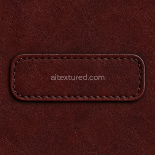 AI-Generated Seamless PBR Texture — dark red leather strap
