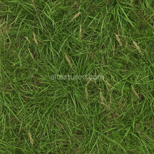 AI-Generated Seamless PBR Texture — hyper-realistic european meadow grass, natural colours
