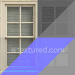 seamless AI-Generated Seamless PBR Texture — Front-facing, high-resolution depiction of a traditional double-sash window exactly… texture 8k free download PBR