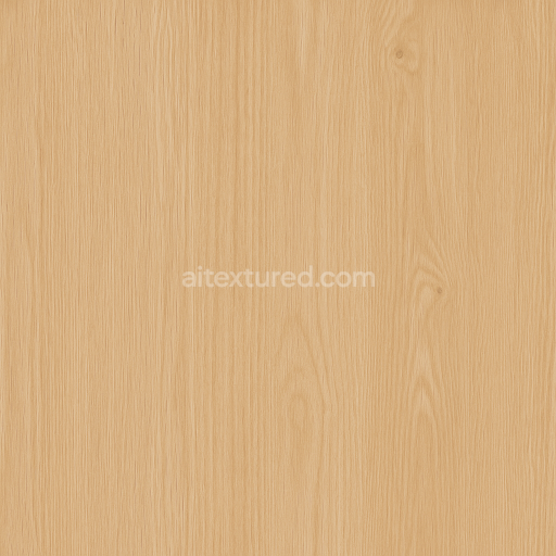 AI-Generated Seamless PBR Texture — Seamless PBR texture of smooth light oak wooden door panel, no carvings, clean poli…