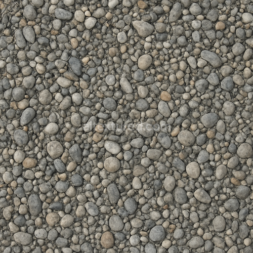 AI-Generated Seamless PBR Texture — seamless gravel